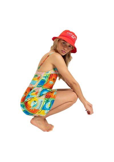 Roxy Roxy Atlas Playa Blanca Slip Dress Kadın Elbise Xbyr Çok Renkli Roxy Roxy Atlas Playa Blanca Slip Dress Kadın Elbise Xbyr Çok Renkli