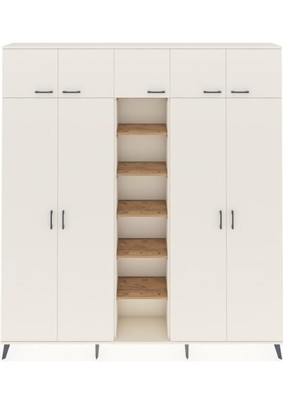 Arges Dolap 18 Raflı 9 Kapaklı 220x30x243 Aytaşı-aytaşı/çam Aytası/atlas Çam Arges Dolap 18 Raflı 9 Kapaklı 220x30x243 Aytaşı-aytaşı/çam Aytası/atlas Çam