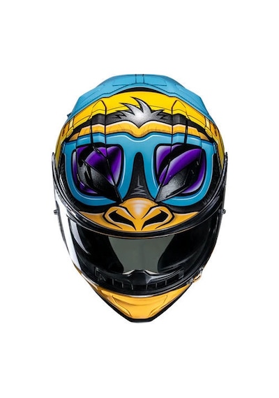 Hjc F71 Monkey Dj Mc23 Kapalı Motosiklet Kaskı Çok Renkli