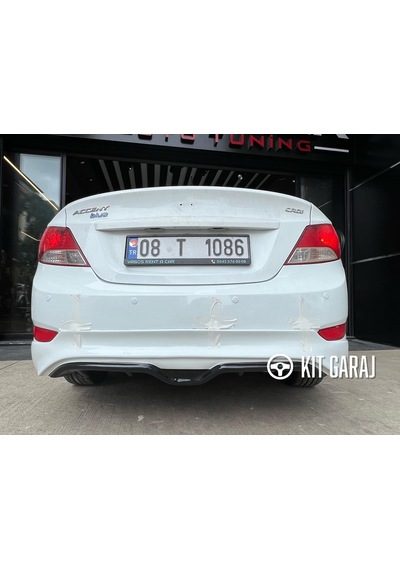 Hyundai Accent 2011-2019 Arka Ek Plastik Boyasız
