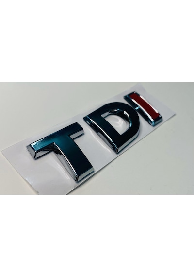 Vw Caddy 2004 - 2010 Tdi Arka Bagaj Yazısı Tek Kırmızı Set