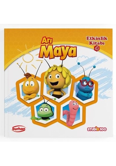 Arı Maya - Etkinlik Kitabı 4 - Reyha Cerit Bala - Burhan Yayıncılık