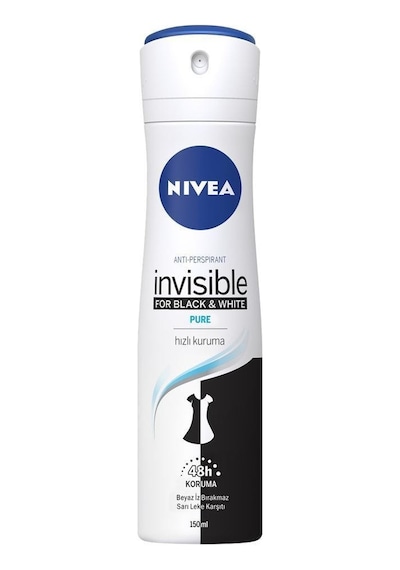 Nivea Black&White Invisible Pure Kadın Deodorant 150 ML