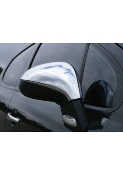 Peugeot 206 Hb/sd/sw Uyumlu Ayna Kapağı 2 Parça 1998-2012 Paslanmaz Krom