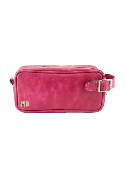Twingold İsme Özel Dopp Kit Kişisel Bakım Ve Seyahat Çantası - %100 Rainbow Deri - Ac14004 - Fuşya Fuşya