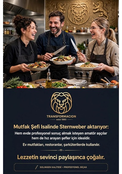 Solingen Paslanmaz Çelik Mutfak Bıçak Seti Meyve Sebze Soyma Ve Et Doğrama İçin Ahşap Saplı 2'li Set Çok Renkli