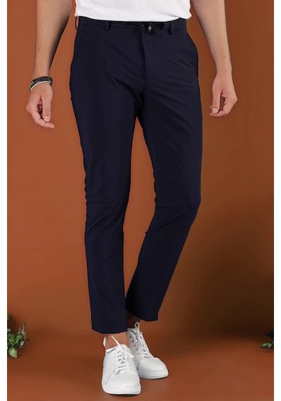 Efor P 1121 Slim Fit Lacivert Spor Pantolon Lacivert