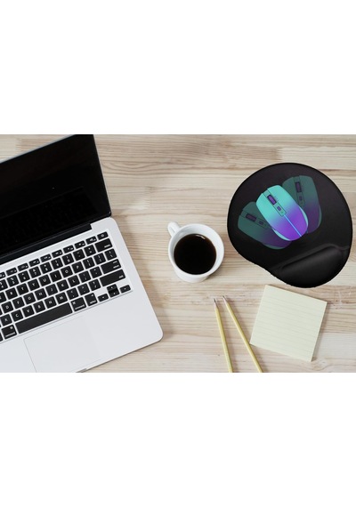 Imsp-009 Bilek Destekli Silikon Mousepad Large 220 Mm 250 Mm 3 Mm Uzun Süreli Mouse Kullanımlar