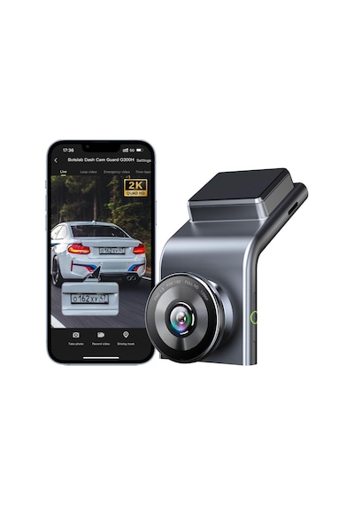 360+ Botslab G300h Pro 2k Qhd Adas Wifi+Gps 140 Geniş Açı Gece Görüşlü Akıllı Araç İçi Kamera + Park Modu Bağlantı Kablosu Combo