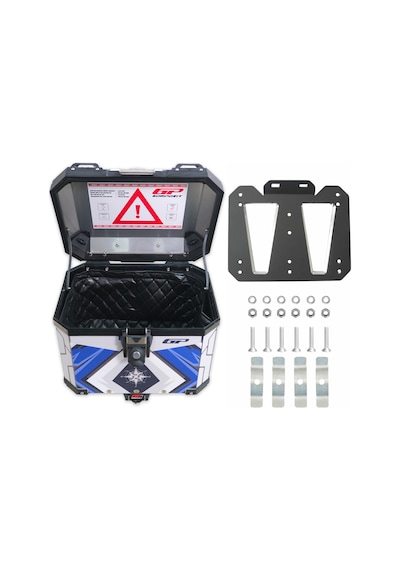 Gp Kompozit Dsn08 Universal 37 Lt Desenli Alüminyum Motosiklet Çantası Diğer