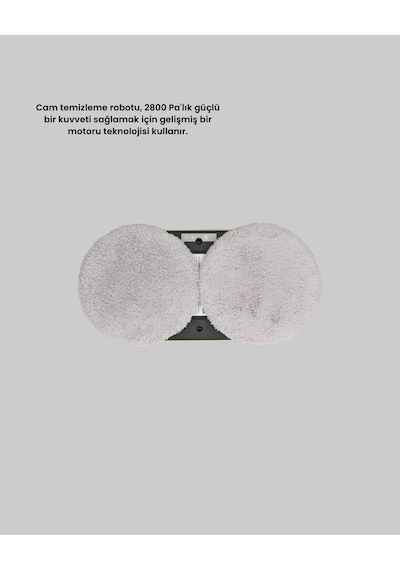 Çift Diskli Güvenli Otomatik Cam Silme Robotu