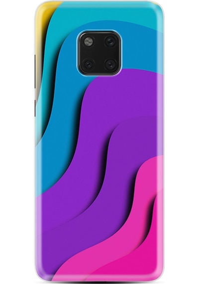 Huawei Mate 20 Pro Kılıf Silikon Renk Cümbüşü 1631