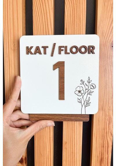 Apartman Ve Sitelere Özel Kat Yönlendirme Tabelası 17 15 Cm 1 Adet