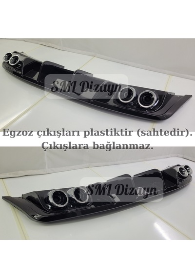 Seat İbiza Mk4 Difüzör-difizör Flaplı 2008-2017 Plastik İthal