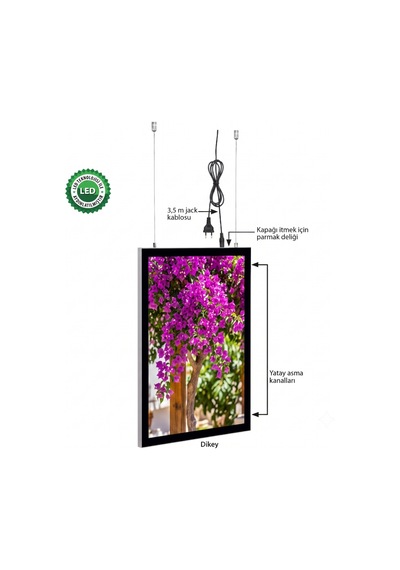 Magneco Ledbox Çift Taraflı Işıklı Çerçeve B2