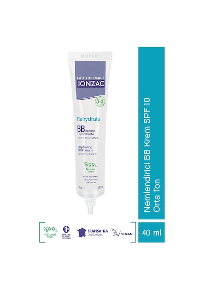 Eau Thermale Jonzac Rehydrate Nemlendirici BB Krem Spf10 40ml-Orta Ton