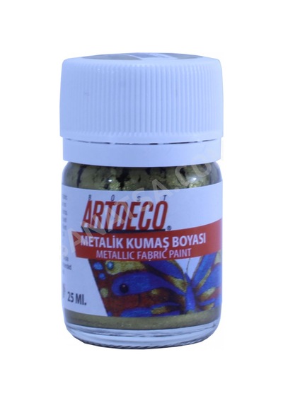 Artdeco Metalik Kumaş Boyası 221 Altın Yaldız