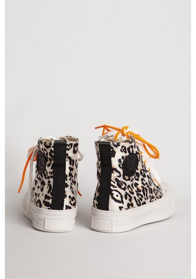 Guja Kadın Günlük Kanvas Kumaş Yüksek Bilek Sneaker Gj 285/2 Turuncu