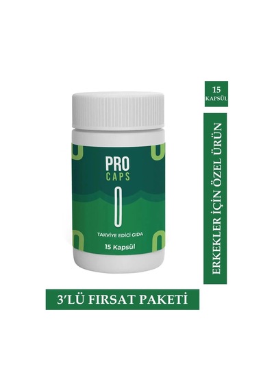 Pro Caps Erkeklere Özel 15li X 3 Adet
