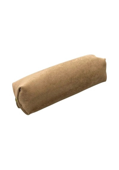 Yerli Üretim Süet Kumaş Sütlü Kahve Renk 20 Cm Rulo Takı Yastığı Çok Renkli