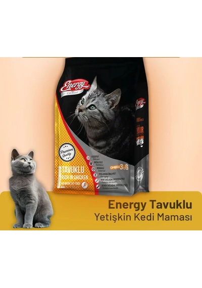 Energy Cat Food Tavuklu Yetişkin Kedi Maması 1kg