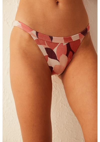 Çok Renki Simli Sparkle Süper Bikini Altı Çok Renkli