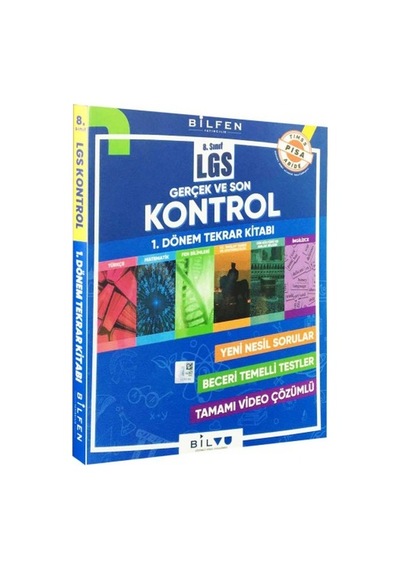 BilFen Yayınları 8. Sınıf LGS 1. Dönem Gerçek ve Son Kontrol Tek
