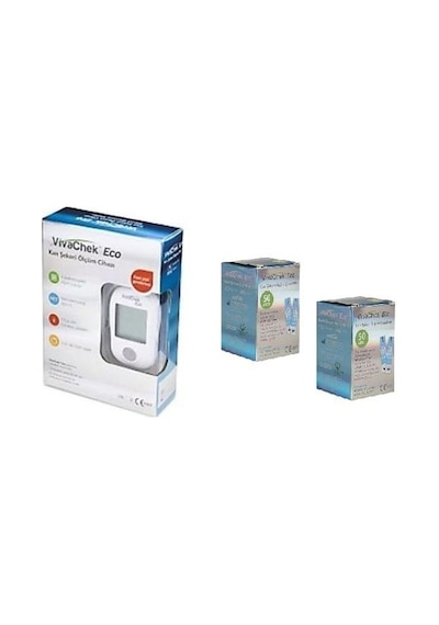 Vivachek Eco Ölçüm Cihazı + 2 x 50 Adet Çubuk