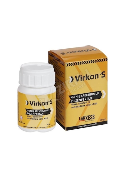 4 Adet Profarm Virkon S Geniş Spektrumlu Dezenfektan 50 Gr