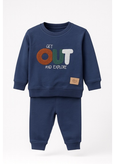 Noble Kids Erkek Çocuk Süzene Nakış Eşofman Takım Lacivert Noble Kids Erkek Çocuk Süzene Nakış Eşofman Takım Lacivert