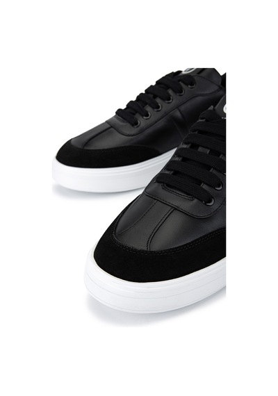 Mario Valentino Erkek Hakiki Deri Siyah Sneakers & Spor Ayakkabı 1040 92r2108 Erk Ayk Sk25-26 Nero