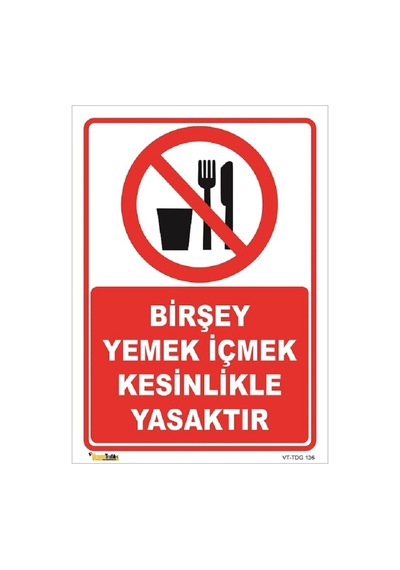 BİRŞEY YEMEK İÇMEK KESİNLİKLE YASAKTIR