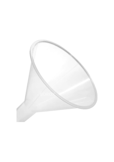 Borox Plastik Toz Laboratuvar Hunisi 80 MM