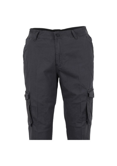 Modarar Erkek Keten Kargo Pantolon Füme Renk Rar01443