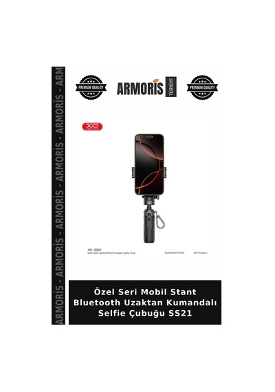 Özel Seri Mobil Stant Bluetooth Uzaktan Kumandalı Selfie Çubuğu Ss21