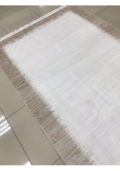 Merinos Halı Elegance 74427 070 Serisi Akrilik Salon Oturma Yatak Odası Halısı Kahve