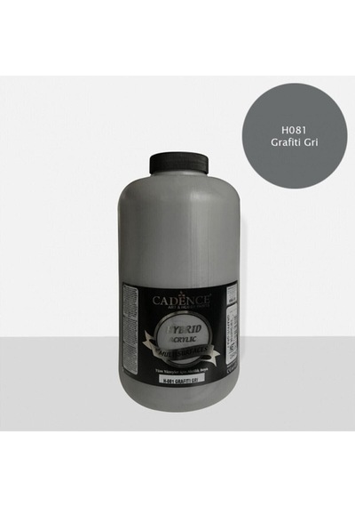 Hibrit Multisurface Akrilik Boya 2000 Ml H081 Grafiti Gri Grafiti Gri