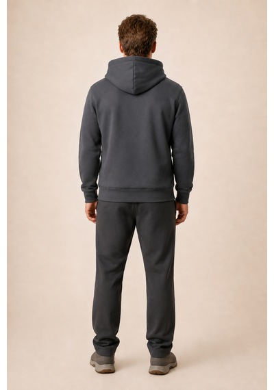 Redline Thenk Yeni Sezon Erkek Regular Fit Kapüşonlu Sweatshirt Antrasit