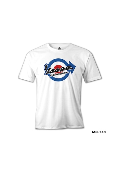 Vespa Lexington Beyaz Erkek Tshirt