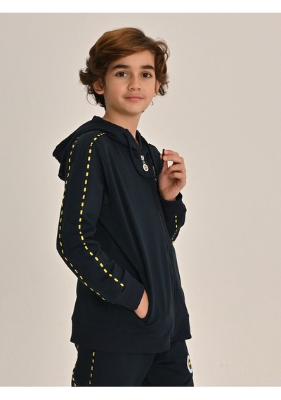 Fenerbahçe Lacivert Tribün Basic Çocuk Sweatshirt Fb Laci Yeni