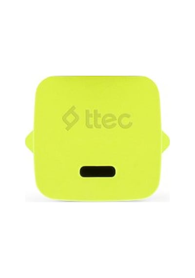 Ttec Smartcharger Gan 20w Pd Seyahat Hızlı Şarj Aleti + Usb-c - Lightning 120cm Kablo Neon Sarı