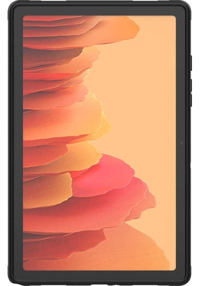 Galaxy Uyumlu  Tab A7 10.4 T500 2020 Mrsa Defens Tablet Silikon - Siyah Arka Kapak