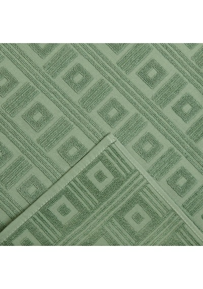 Soft Kybele Banyo Havlusu - Koyu Yeşil - 70x140 Cm Renkli