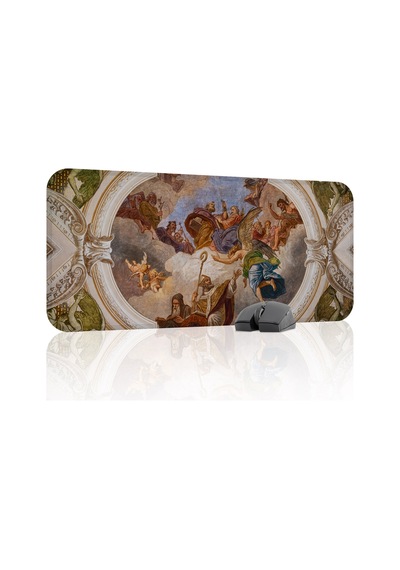 Ortaçağ Sanat Kaymaz Dikişli Kauçuk Oyuncu Mousepad V5 - 70x30 Xl Gaming Mouse Pad Fare Altlığı