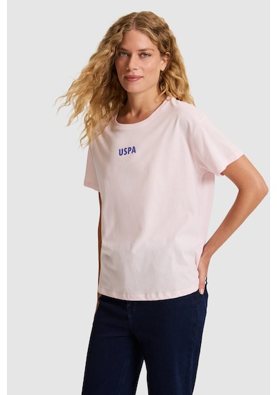 U.S. Polo Assn. U.s. Polo Assn. Kadın Açık Pembe Tişört 50323530-vr078 Acık Pembe