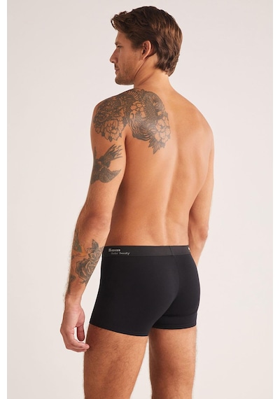 Pierre Cardin Kom Tight Siyah 2'li Şort Boxer 2'li Avantajlı Paket Siyah