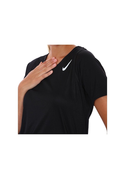 Nike Dri-fit Race Top Ss Kadın Koşu Tişört - Dd5927-9355 SIYAH