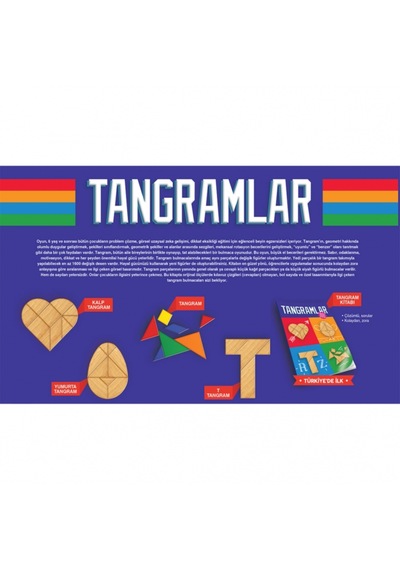 Tangramlar Seti Görsel Düşünme Ve Zeka Geliştiren