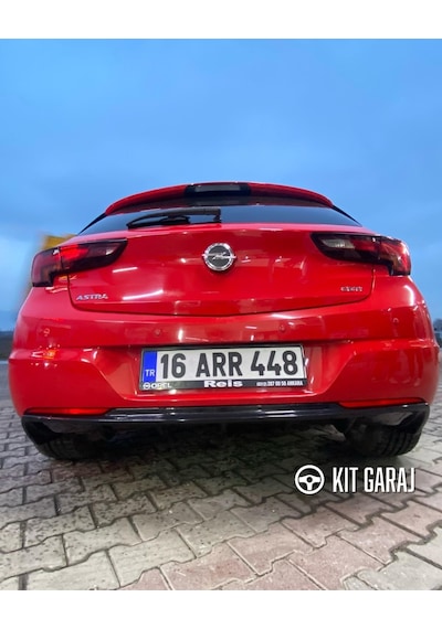 Opel Astra K 2015-2021 Rieger Difüzör Plastik Boyasız