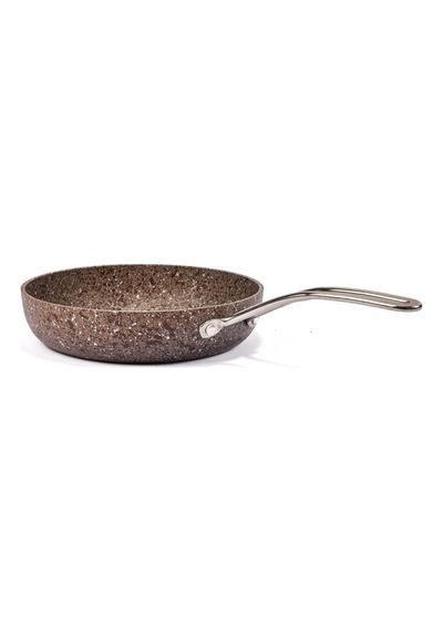 Brioni Stone Age Çizilmez Yanmaz Yapışmaz Terra 24 Cm Tava Kahverengi